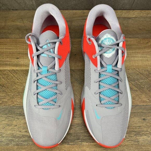 Nike Zoom Freak 4 Paris Size 14 Mens Multicolor Basketball Shoes - Picture 8 of 12